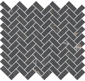Royal plaza Chella tegelmat 27x28,8 visgr.1,8x4,2 zwart