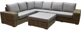 Showroommodel Otava hoek loungeset 5-delig naturel rotan