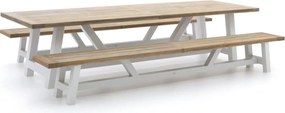 Picknickset Bellagio  | 10 personen | Tuinset teakhout | 3-delig | Kees Smit Tuinmeubelen