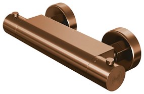 Brauer Copper Edition douche thermostaatkraan opbouw Koper Geborsteld PVD