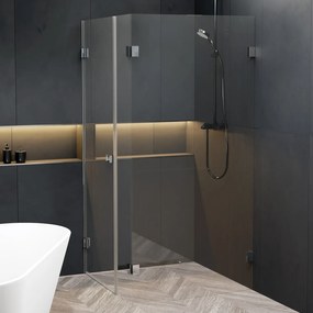 Riho Scandic X204 douchecabine links 100x90cm chroom