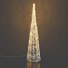 Kerst kerstboom transparant 60cm incl. LED IP44 - Coni