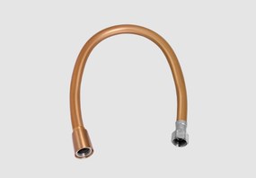Clou aansluitslang 40cm 3/8" brons geborsteld PVD