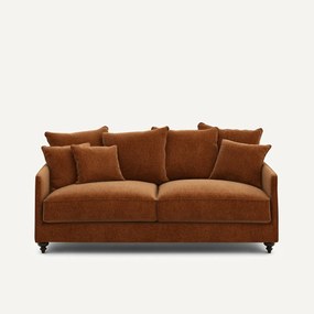 Slaapbank, chenille fluweel, LAZARE