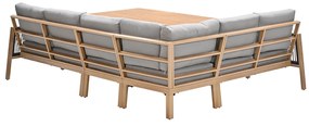 Garden Impressions San Capri lounge dining set 5-delig - light teak aluminium