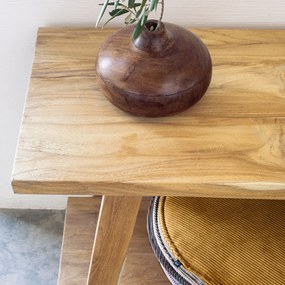 Kave Home Safara Teakhouten Eetkamerbankje