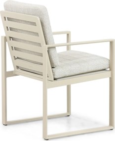 Tuinstoel Aluminium Taupe-naturel-bruin Test - Lifestyle Garden Furniture Nuno