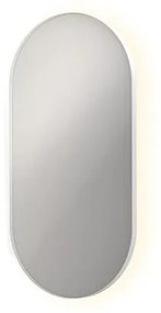 INK SP21 Spiegel - 60x4x120cm - LED onder en boven colour changing - dimbaar - in stalen kader - aluminium wit mat 8408976