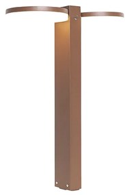 Staande buitenlamp roestbruin 50 cm incl. LED 2-lichts IP44 - Esmee