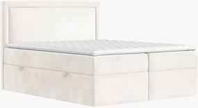 Handgemaakte fluwelen divan bed Rebecca met opbergruimte, H3