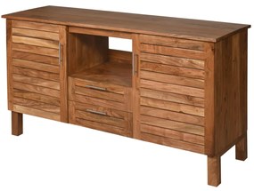 Livli Amira badkamermeubel 140cm met ronde portoro gold waskommen