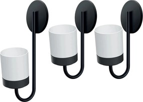 Prosperplast Bloomie Hanger Set - Wandplantenbakken Wit - 3 stuks - 27x23,5x84,5 cm