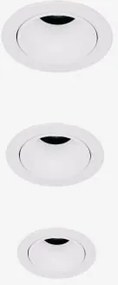Pack Van 3 Inbouw Led-downlights Met Ronde Frames Ø5 Cm In Aluminium Orelva Warm Wit 2700k & Wit & 3 W & 19º - Sklum