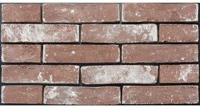 Vtwonen Brick Industrial 5x20cm Gebakken Steenstrip 20mm Terra Mele Mat Rood 634809052