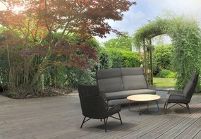 4 Seasons Outdoor Carthago loungeset platinum met Valetta tafel      antraciet weerbestendig