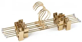 Set Van 6 Metalen Hangers Met Clip Gärde Goud - Sklum