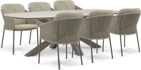 Tuinset 6 personen Rope Taupe 4 Seasons Outdoor Florence/Voyage