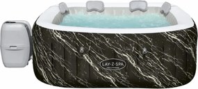 Lay-Z-Spa Hollywood Luxe AirJet - 4-6 Persoons - LED&amp;EnergySense - Vierkant