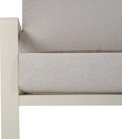 Stoel en Bank Loungeset 4 personen Aluminium Zand/Beige  Domani Furniture Leaf