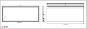 Mueller Ambi LED 140x60cm spiegel inclusief spiegelverwarming