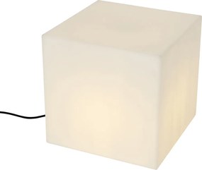 Smart buitenlamp wit 38 cm vierkant incl. LED A60 IP44 - Nura