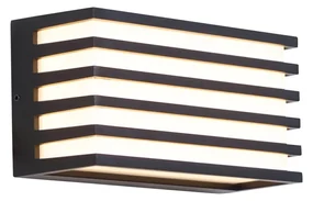 Moderne buiten wandlamp zwart incl. LED IP65 - Jail Modern IP65 Buitenverlichting