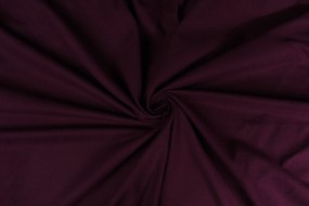 Hoeslaken flanel - 100% katoen - 90x200 - aubergine