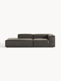 Modulaire leren chaise longue Lennon