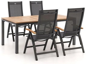 Hartman Troy/Linosa 180cm dining tuinset 5-delig verstelbaar