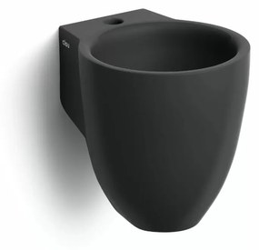 Clou Flush 6 keramische fontein 27cm met kraangat zwart mat