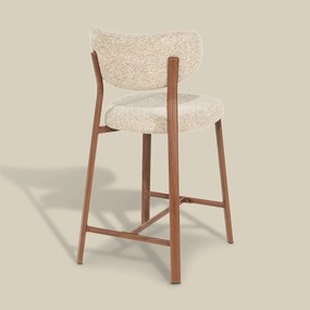 Barkruk Met Houten Poten Bruin
