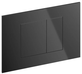 Hotbath Bas drukplaat voor Geberit UP320/UP720/TECE zwart gepolijst PVD