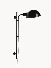 Wandlamp Funiculí met stekker en verstelbare lampenkap