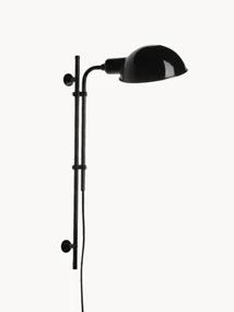 Wandlamp Funiculí met stekker en verstelbare lampenkap