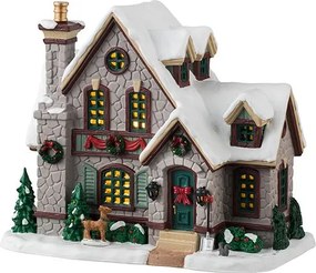 Lemax - 'White Christmas' - Verlicht gebouw