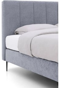 Goossens Boxspring Ease Solid Incl. Matras, Vlak 180 x 210 cm (=2x 90 x 210 cm) met hoofdbord + 2x matras shapes 1