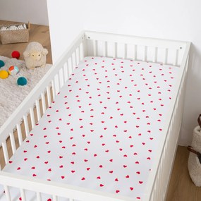 Hoeslaken baby katoen, omslag 17 cm, Scacco