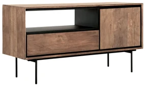 DTP Home Metropole Tv-meubel Teak Hout 115 Cm - 115x40x60cm.