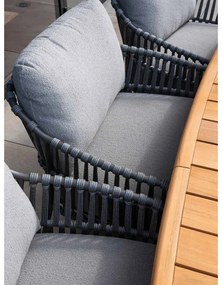 4 Seasons Capalbio lage lounge dining stoel - bruin