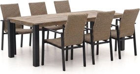 + 15% kassakorting | Diningset Manifesto | 6 personen teakhout | Tuinset stapelbaar | 7-delig | Kees Smit Tuinmeubelen