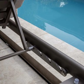 4 Seasons Milano sunbed terre with cushion and headrest