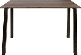 Bartafel Acaciahout Met Staal - 147 X 80cm.