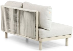 Hoek loungeset 5 personen Aluminium/rope Taupe  Santika Furniture Santika
