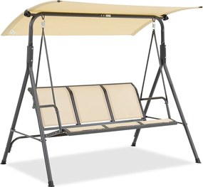 Florence Garden Point metalen tuinschommel beige