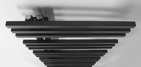 Sapho Sophina radiator mat zwart 60x165cm 833W
