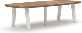 Dining Tuintafel rechthoekig 300 x 100 cm white Wit Falcon/Glasgow