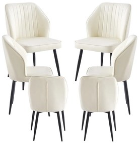 Pakket van 6 Wenye Stoelen