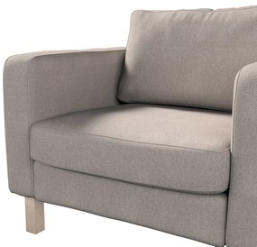 Dekoria IKEA hoes voor Karlstad 1-zit, beige-grijs