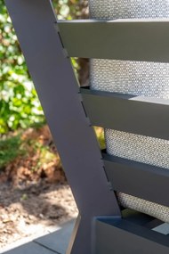 4 Seasons Outdoor Meteoro Hoekbank XL zonder tafel SALE Loungeset   antraciet weerbestendig