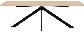 Goossens Excellent Eettafel Floyd, Semi rechthoekig 240 x 100 cm met split